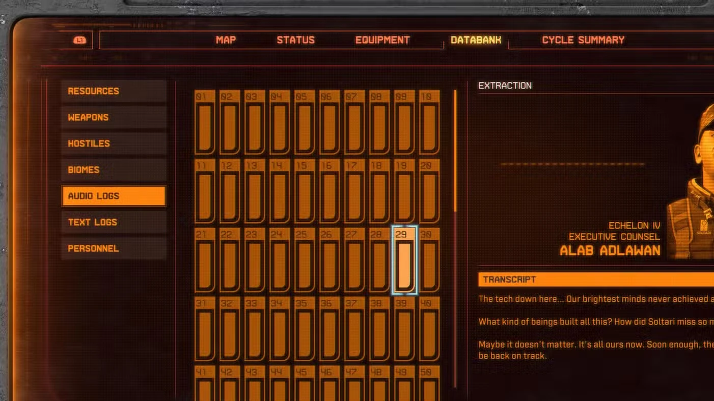 All Audio Logs in Saros
