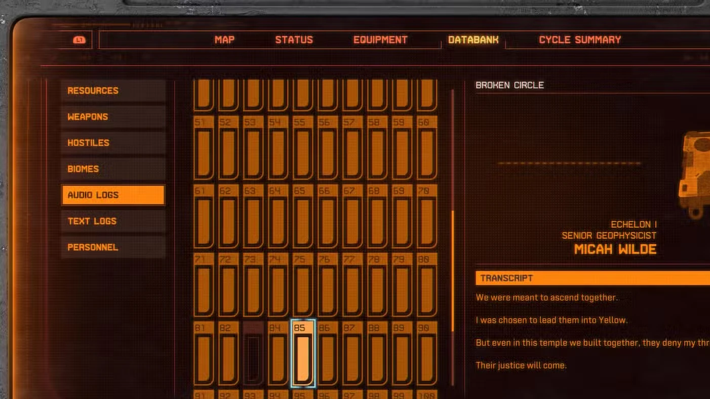 All Audio Logs in Saros
