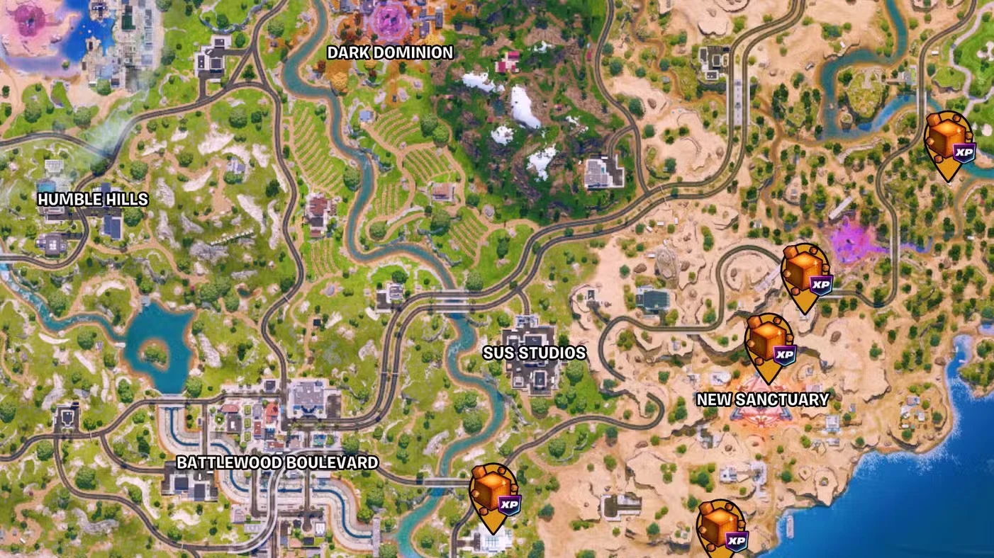 All Chaos Cube Locations in Fortnite Showdown