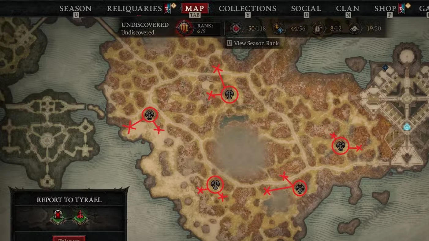 All Chronicles of Creation Statue Locations in Diablo 4
