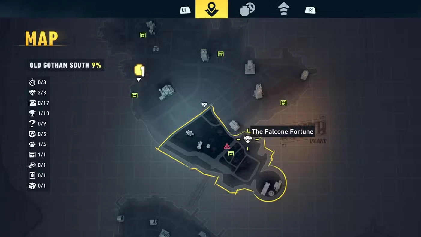 All Falcone Fortune in LEGO Batman: Legacy of the Dark Knight