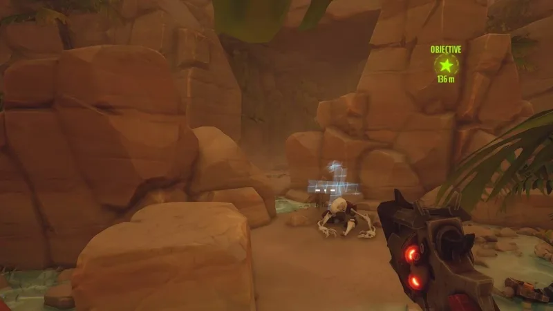 Localizações das tumbas no Deserto Far Far West