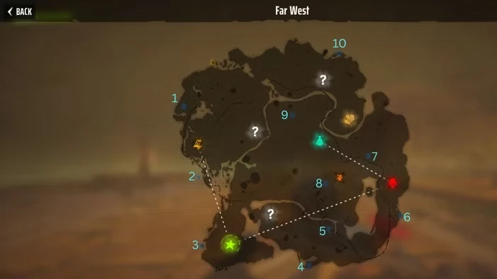 All Grave Locations in Far Far West