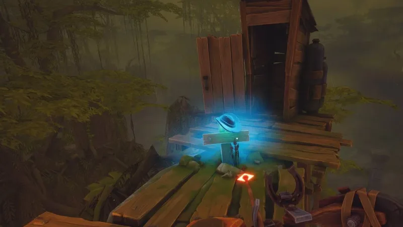 Localização de todos os túmulos na selva de Far Far West
