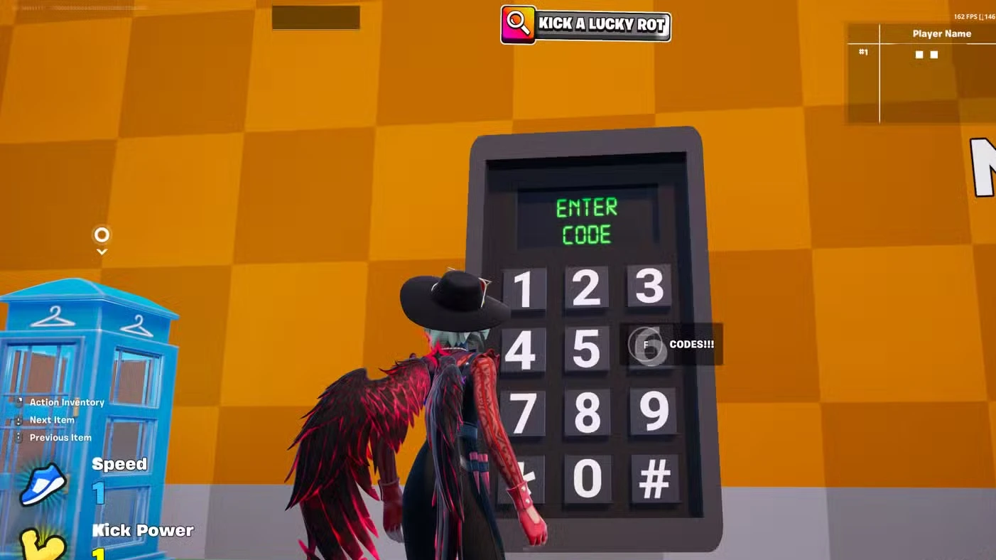All Kick a Lucky Rot Codes in Fortnite