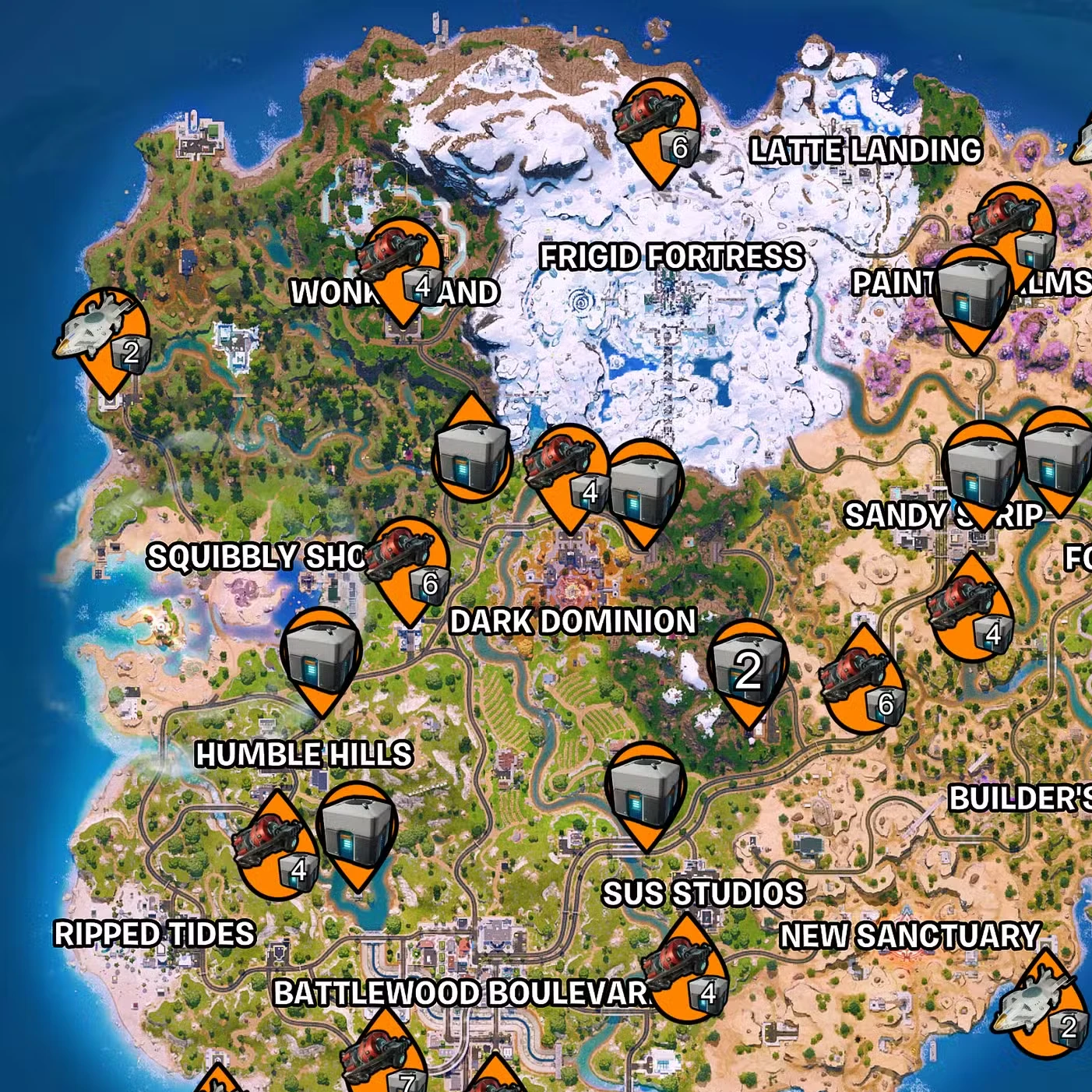 All Overwatch Chest Locations in Fortnite
