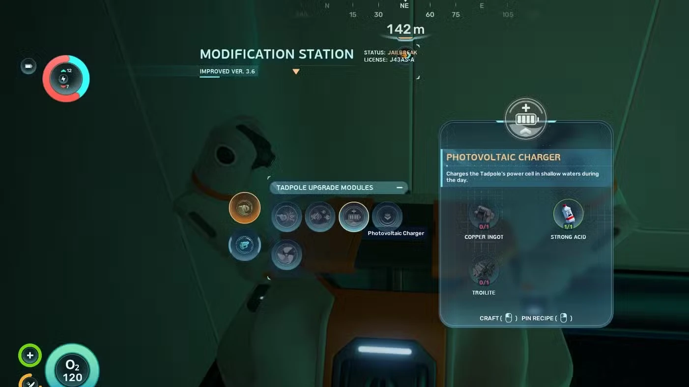 All Tadpole Upgrades and Tool Modifications in Subnautica 2