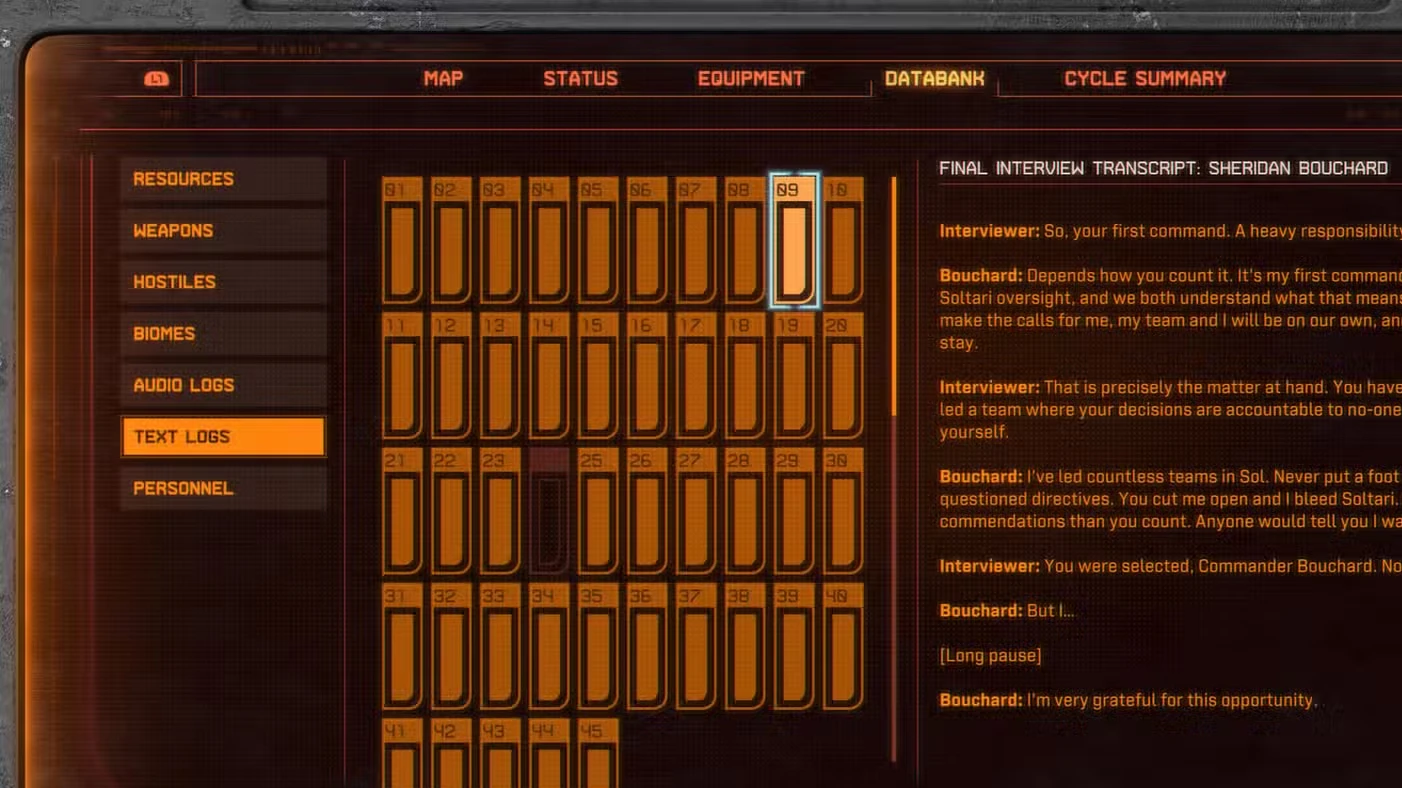 All Text Logs in Saros