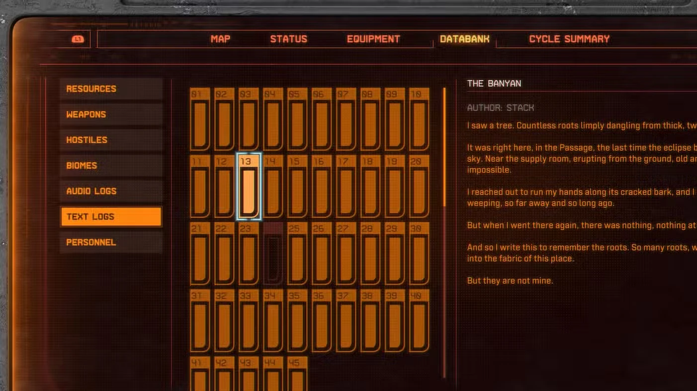 All Text Logs in Saros