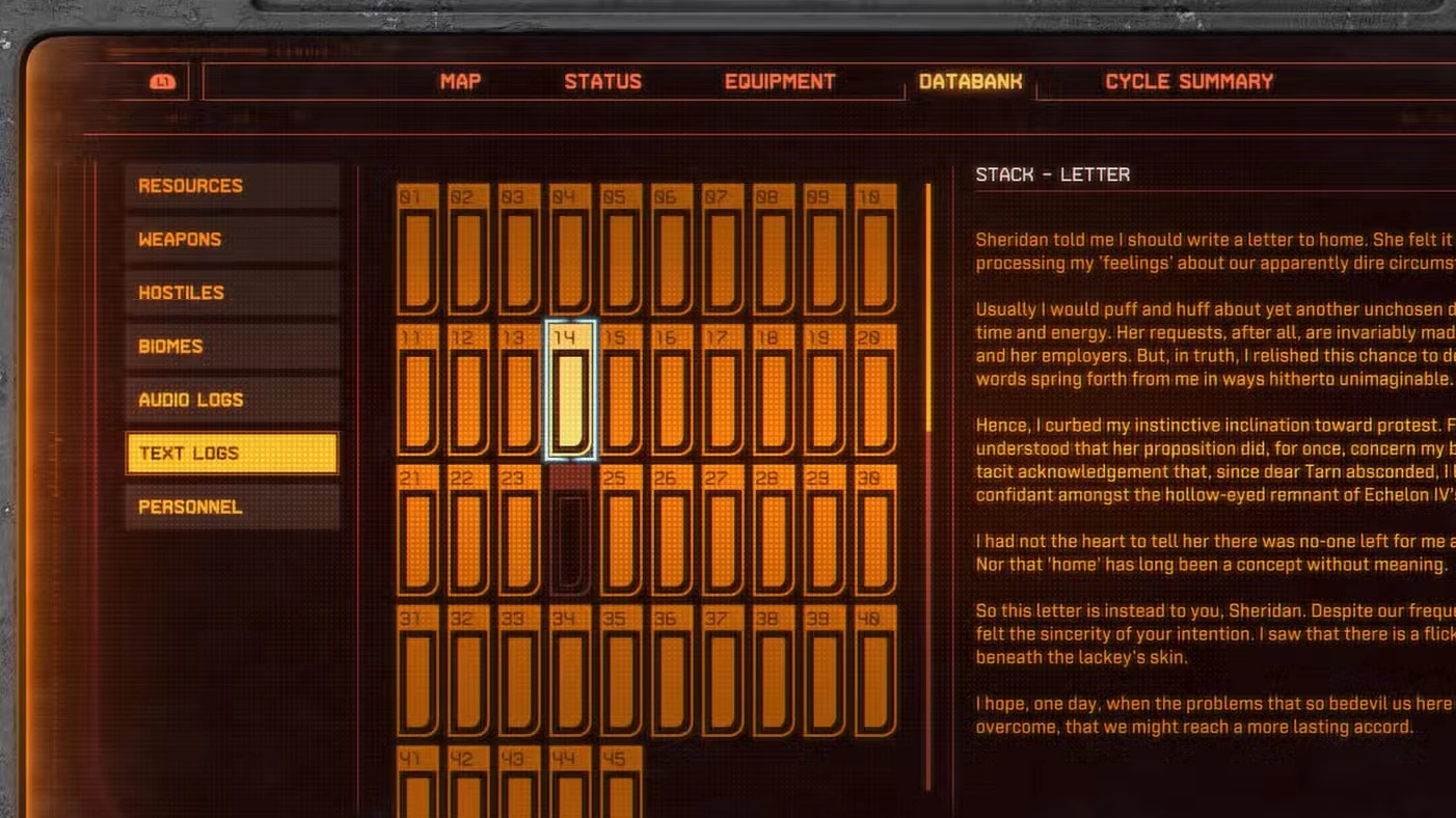 All Text Logs in Saros