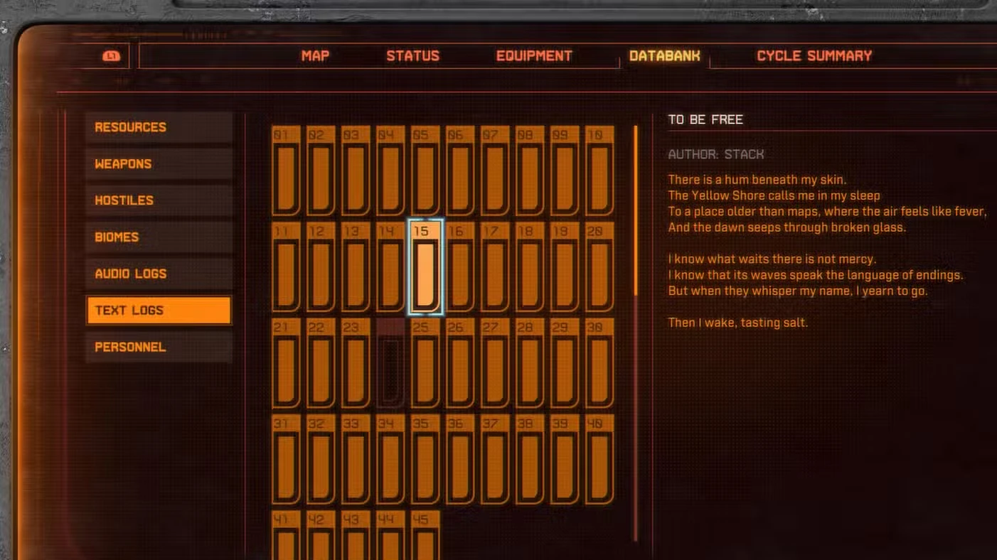 All Text Logs in Saros