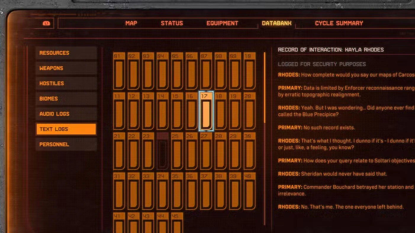All Text Logs in Saros