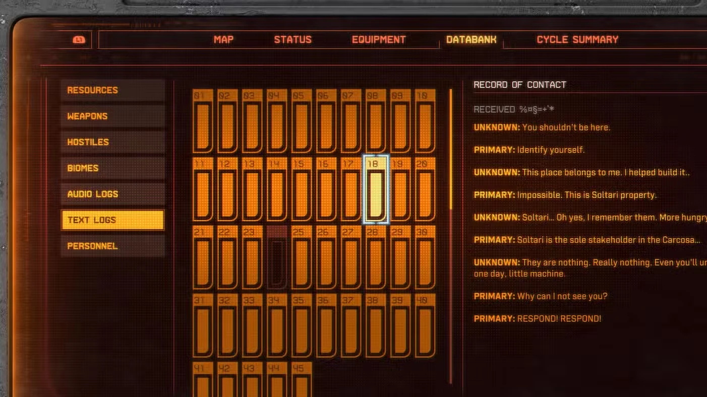 All Text Logs in Saros