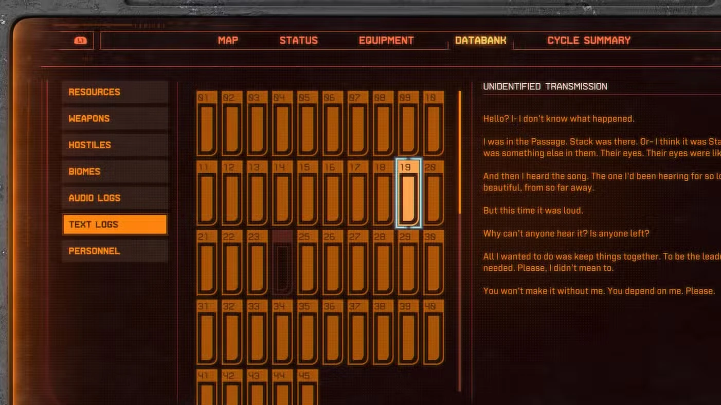 All Text Logs in Saros