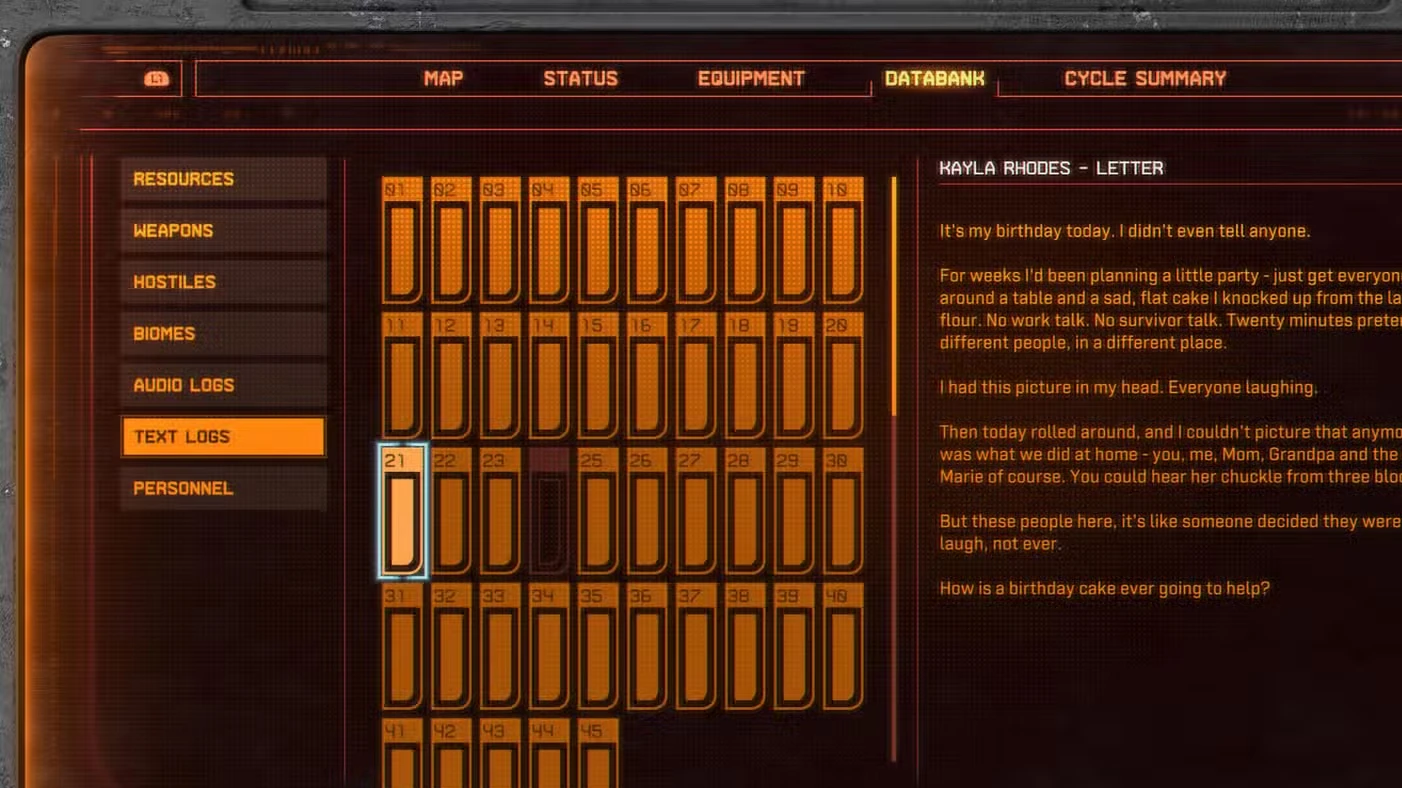 All Text Logs in Saros