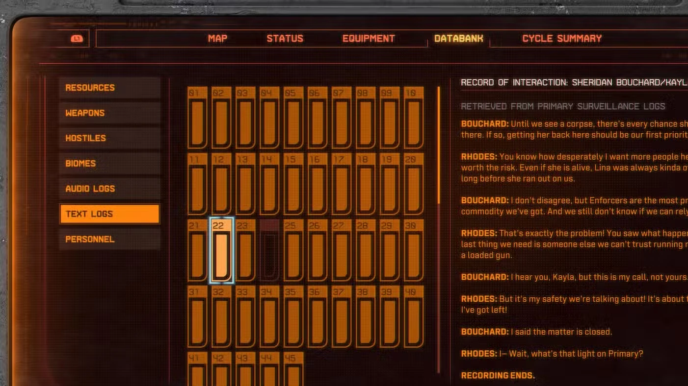 All Text Logs in Saros