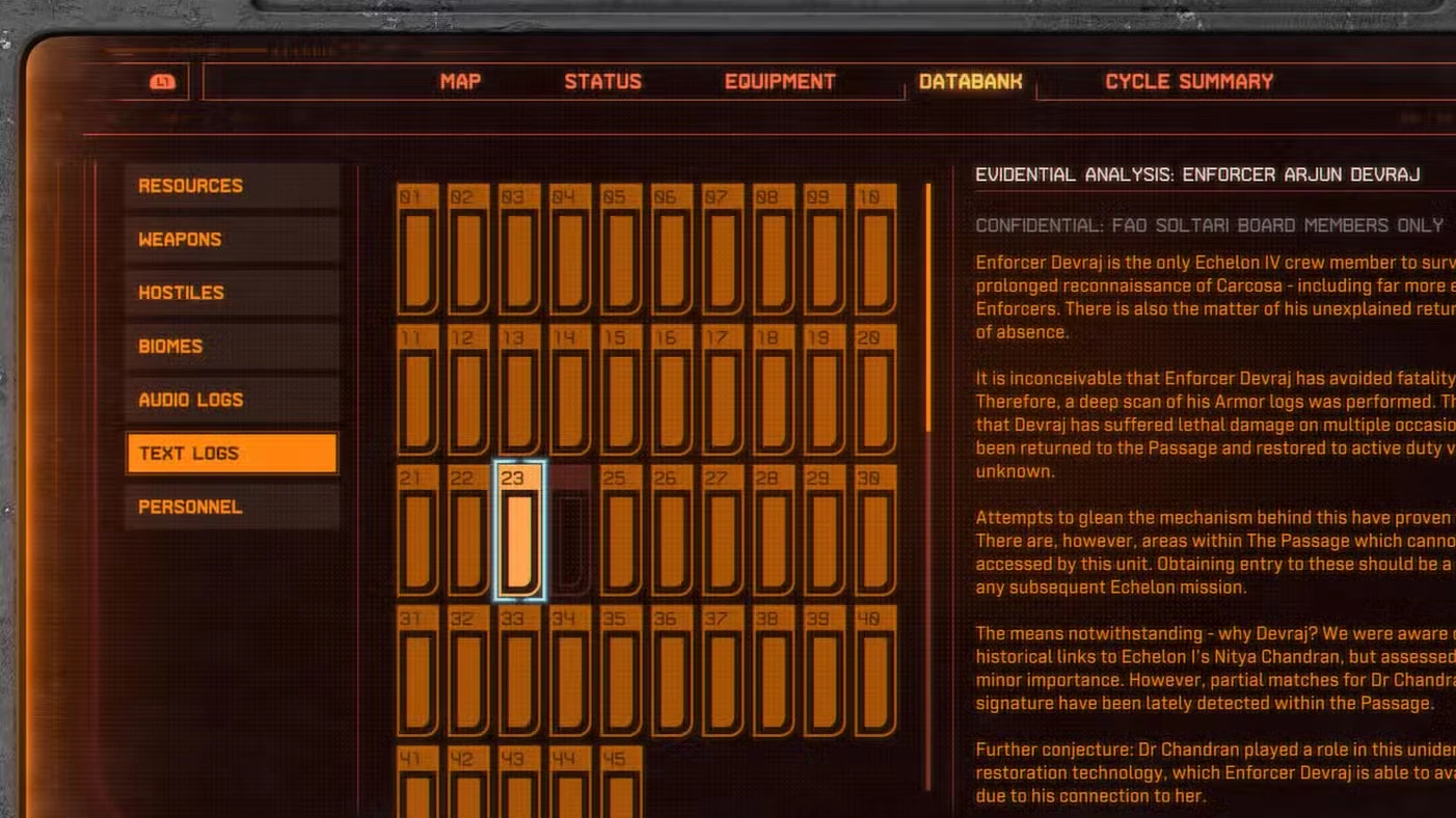 All Text Logs in Saros