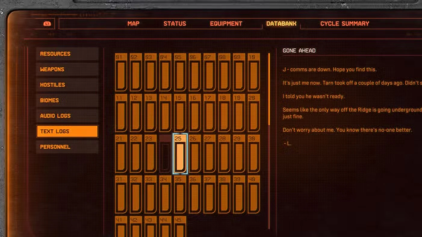 All Text Logs in Saros