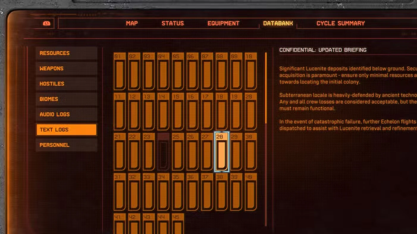 All Text Logs in Saros