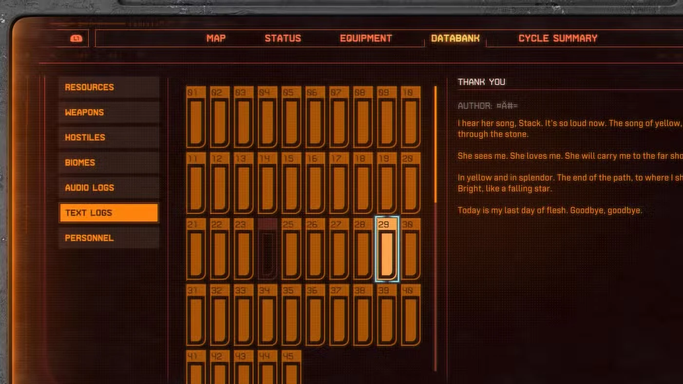 All Text Logs in Saros