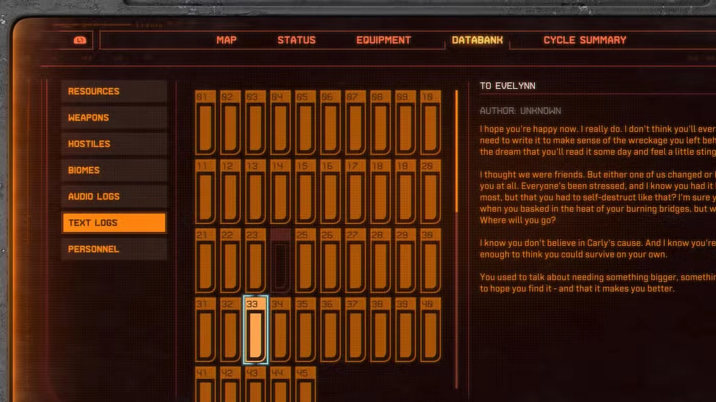 All Text Logs in Saros