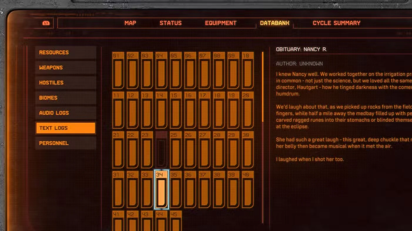 All Text Logs in Saros