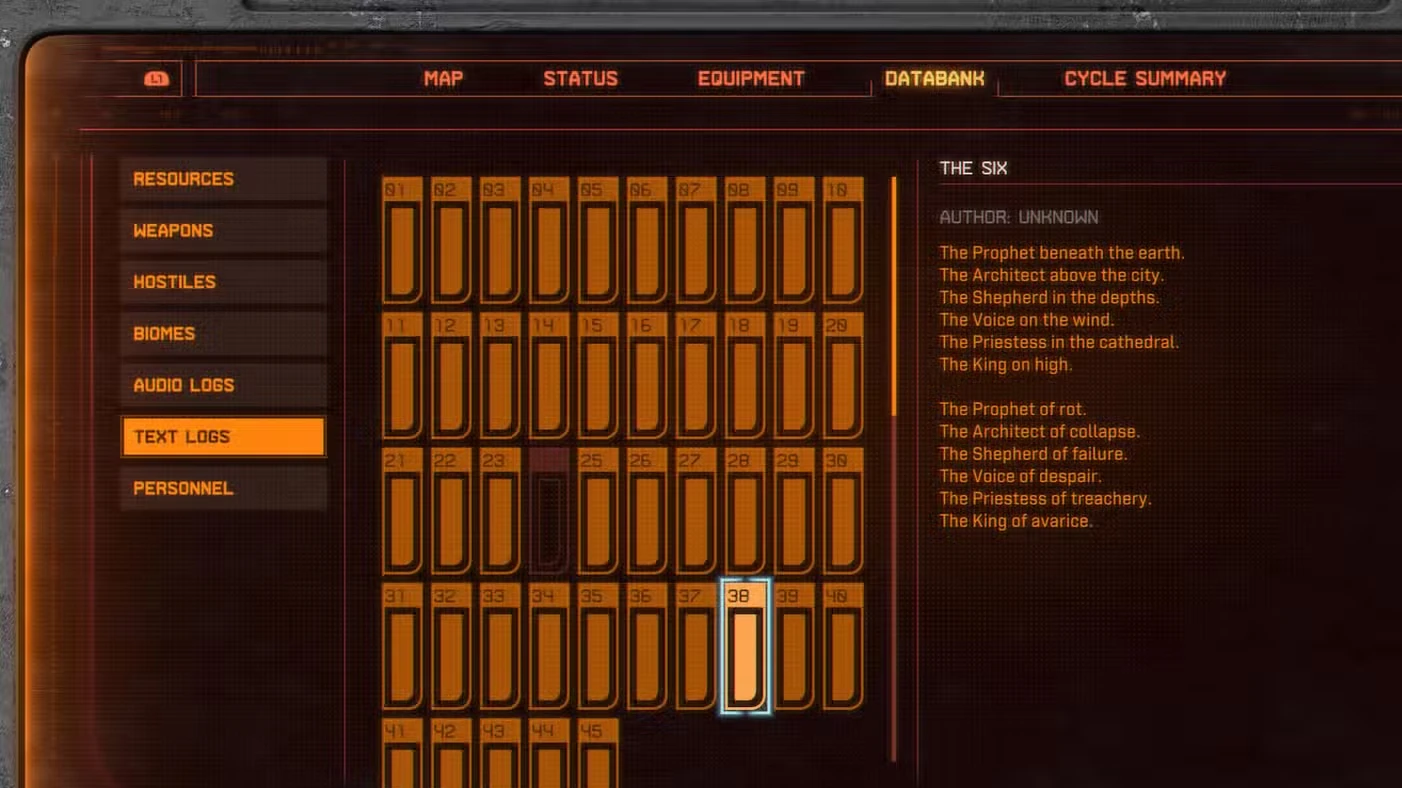 All Text Logs in Saros