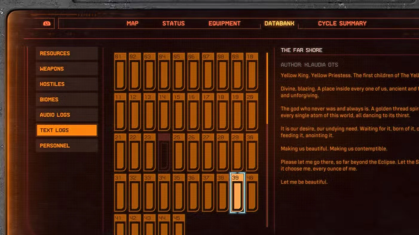 All Text Logs in Saros