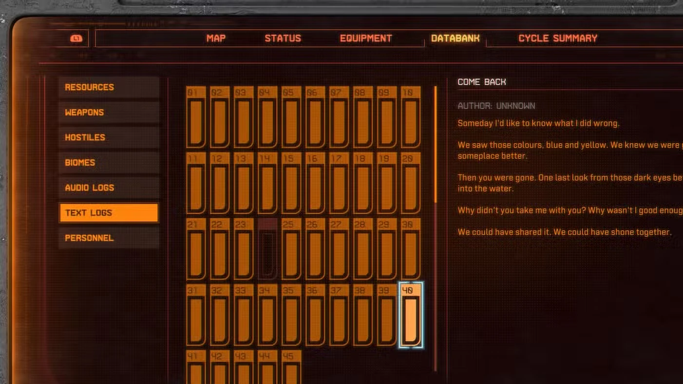 All Text Logs in Saros