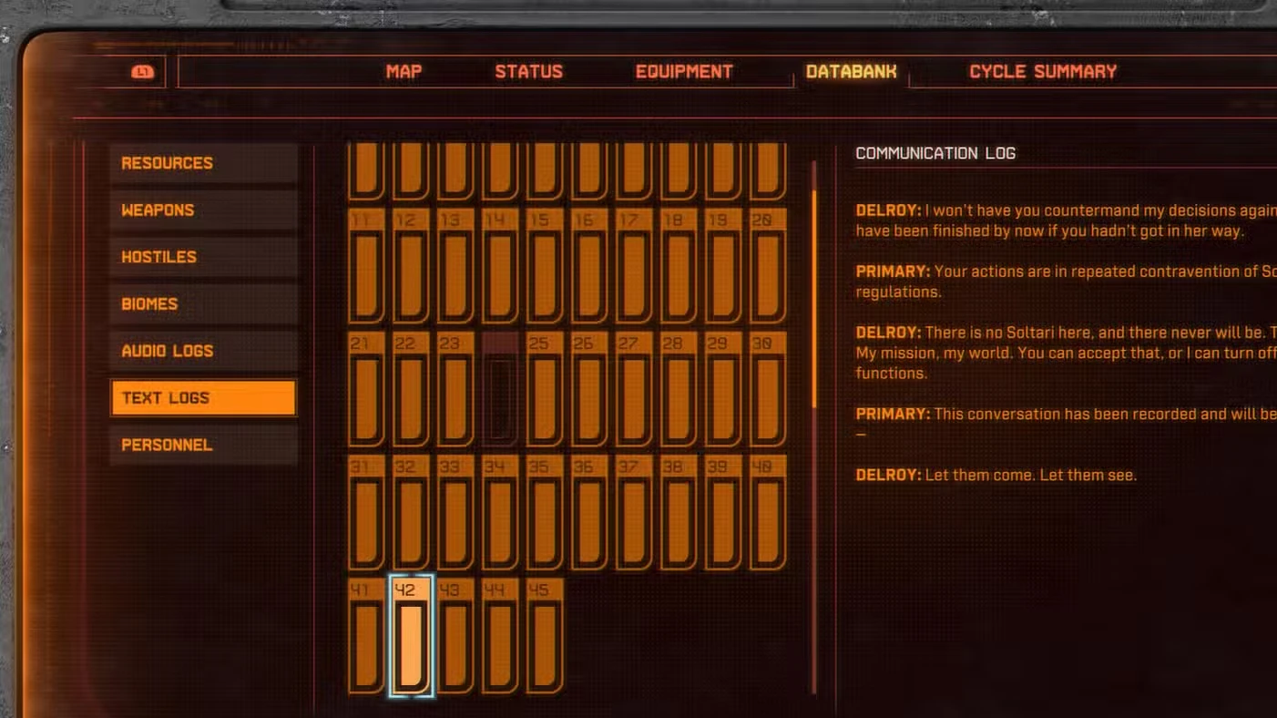 All Text Logs in Saros