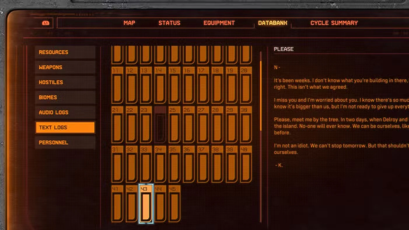 All Text Logs in Saros