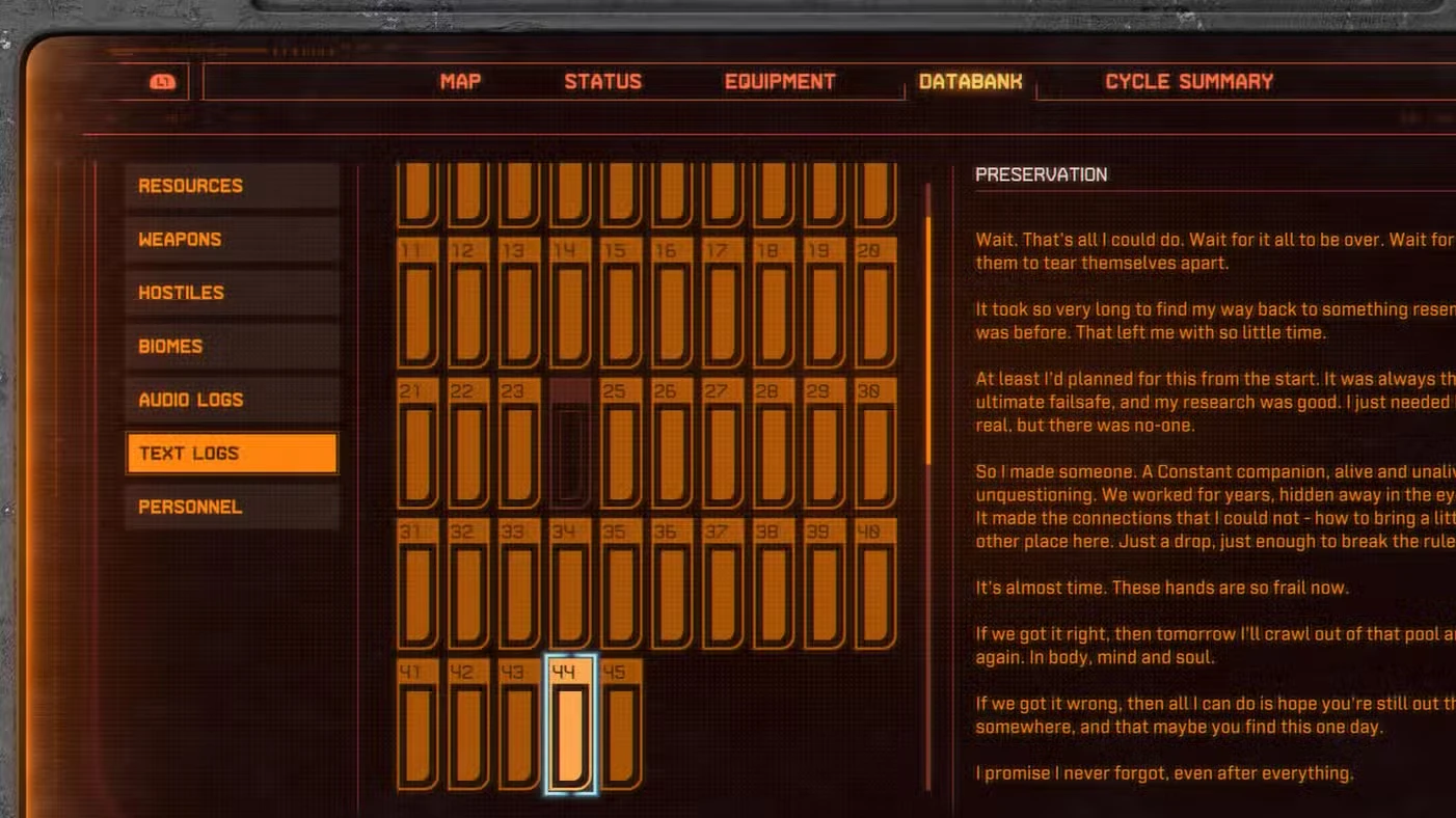 All Text Logs in Saros