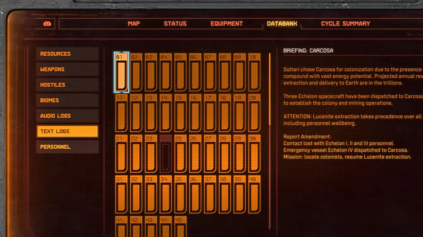 All Text Logs in Saros
