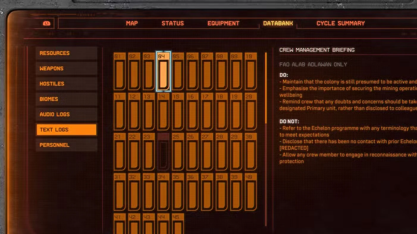 All Text Logs in Saros