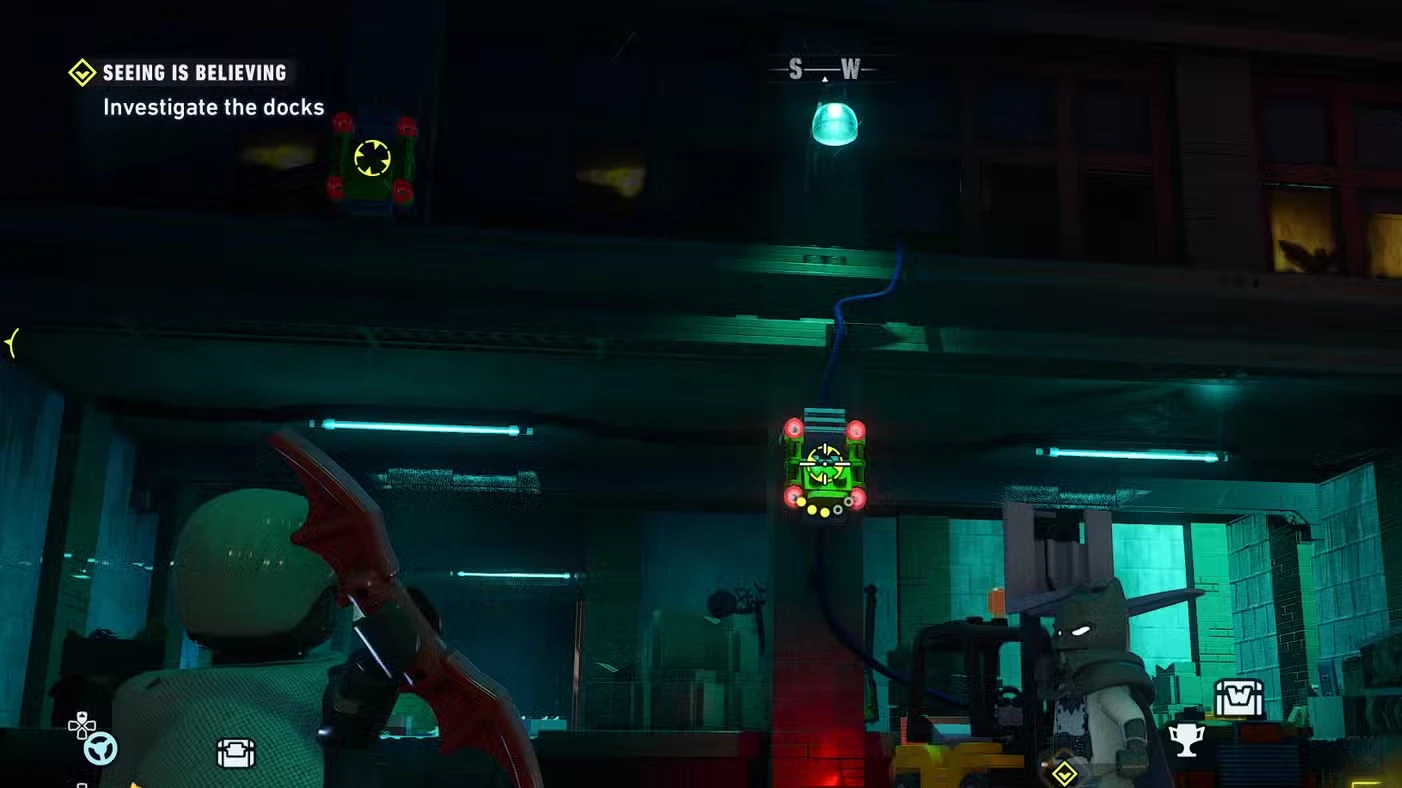 All Tricorner WayneTech Caches in LEGO Batman: Legacy of the Dark Knight