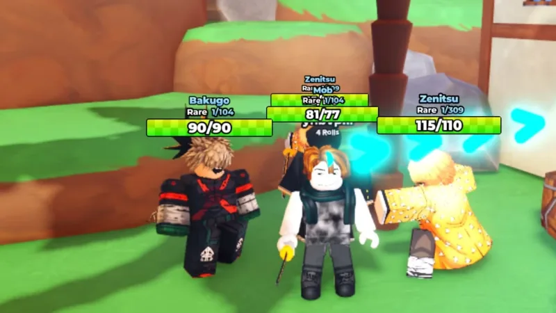 Códigos e recompensas de Anime RNG