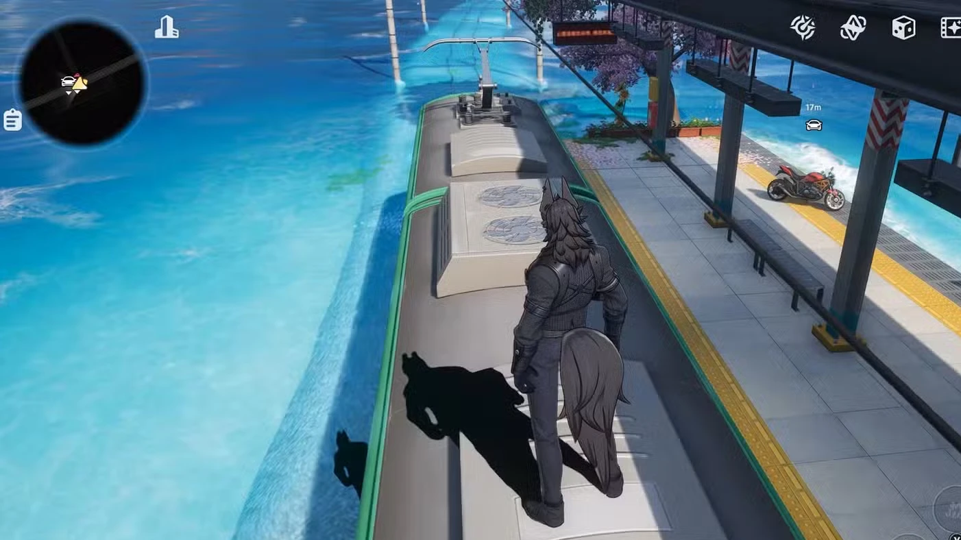 Anomaly Tracker Self-Proclaimed Guide In NTE (Moving Shadow When Tram Passed By The Coast)