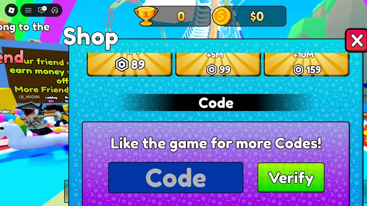 Climb Waterslide and Slide Codes