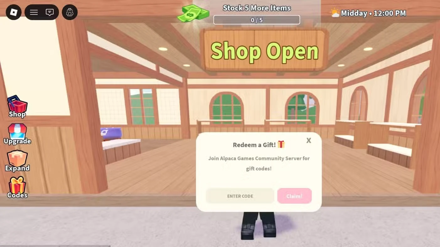 Cook and Sell Codes