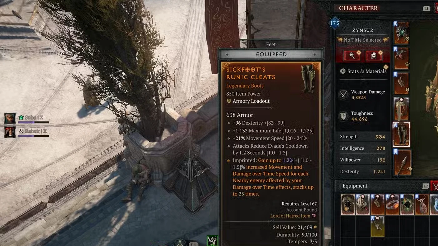 D4 Poison Eagle Spiritborn Leveling Build