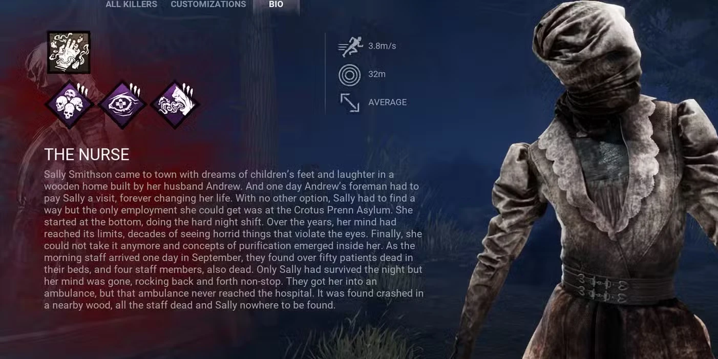 Dead by Daylight: Best Builds for The Nurse