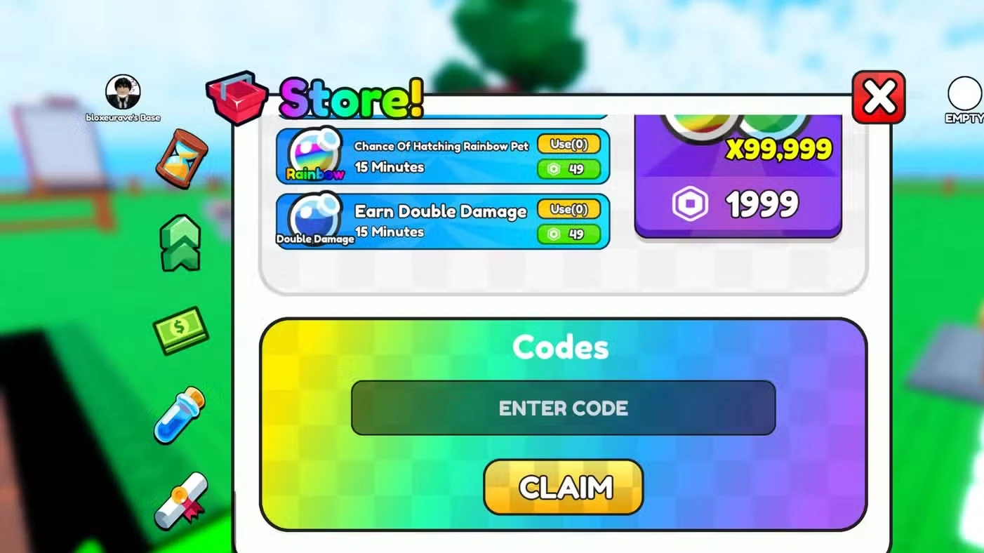 Dig N Build Codes