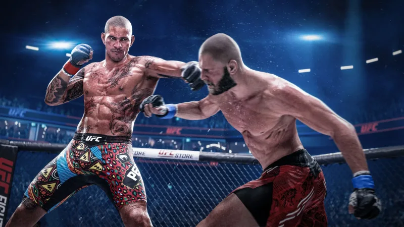 Gameplay intenso de EA Sports UFC 6 confirma Ken Shamrock e Randy Couture como DLC
