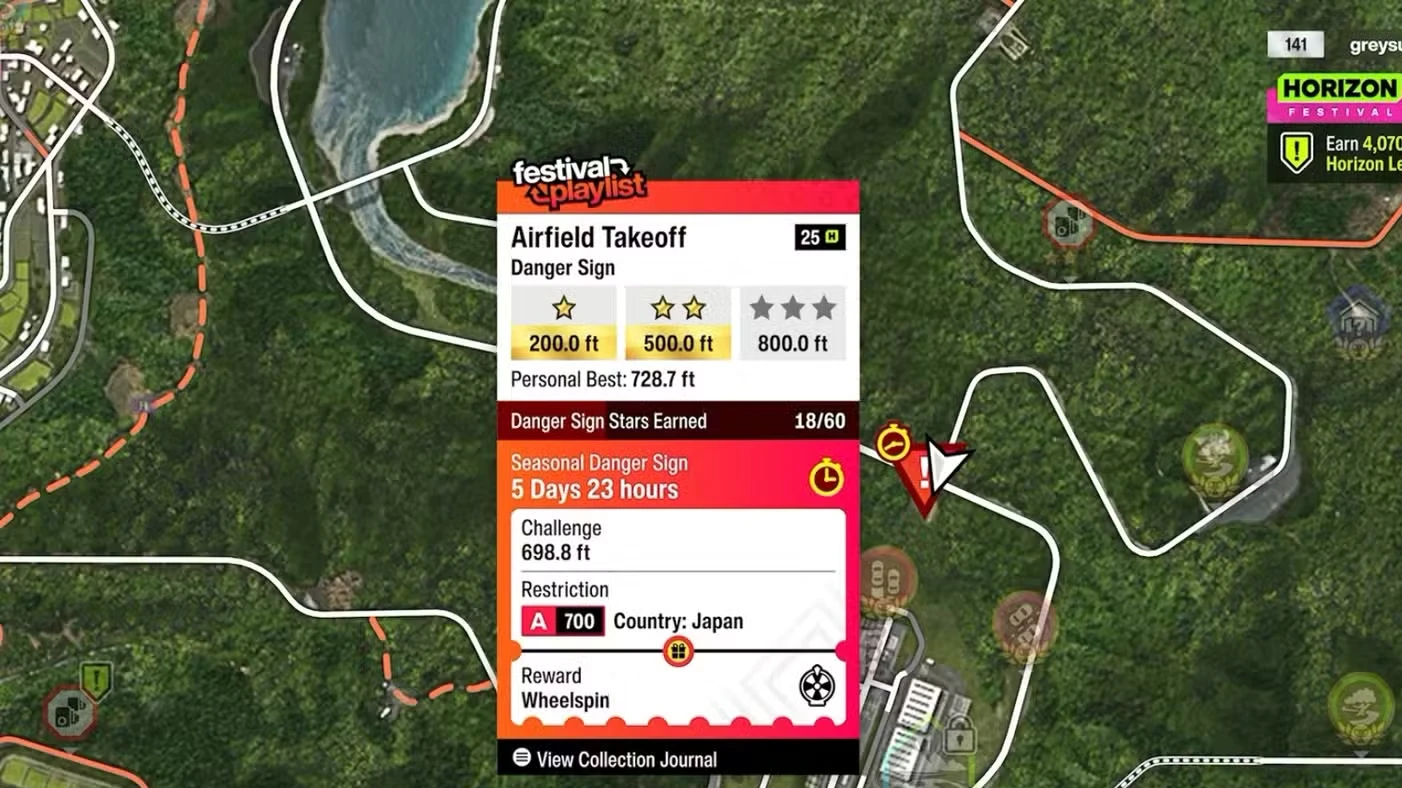 FH6: Airfield Takeover Danger Sign Guide (Festival Playlist)
