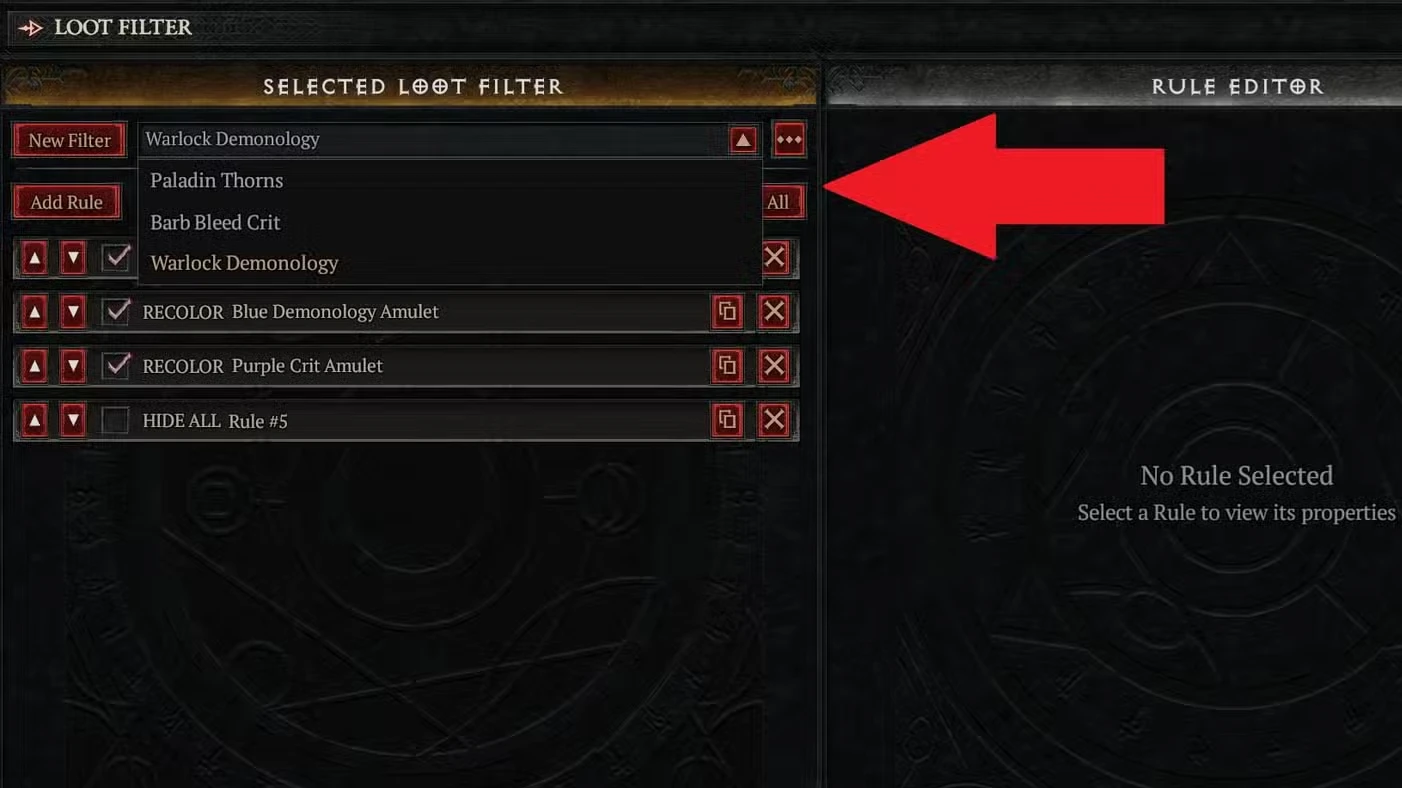 Fixes for Common Mistakes and Issues for Loot Filters in Diablo 4
