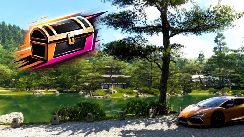 Onde fica o baú do tesouro em Ohtani em Forza Horizon 6