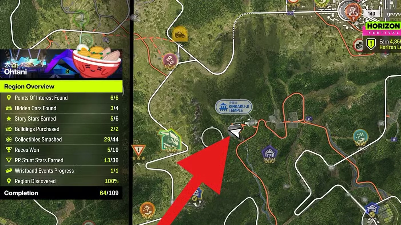 Forza Horizon 6: Find the Ohtani Treasure Chest Location