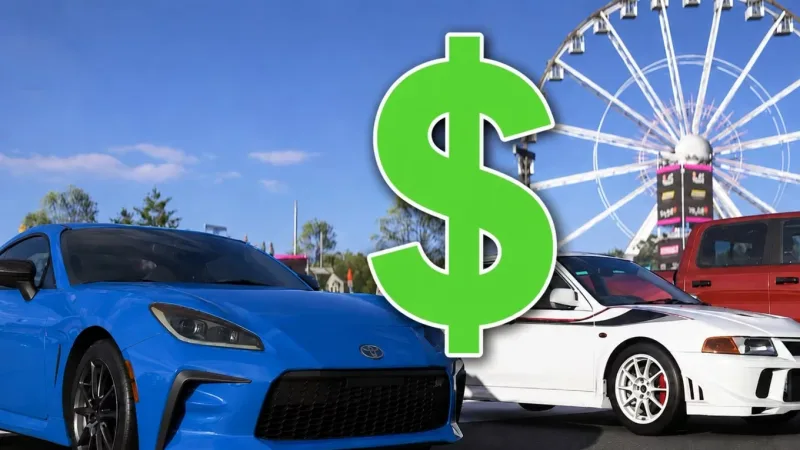Vender carros em Forza Horizon 6: desbloqueio do Auction House e leilões