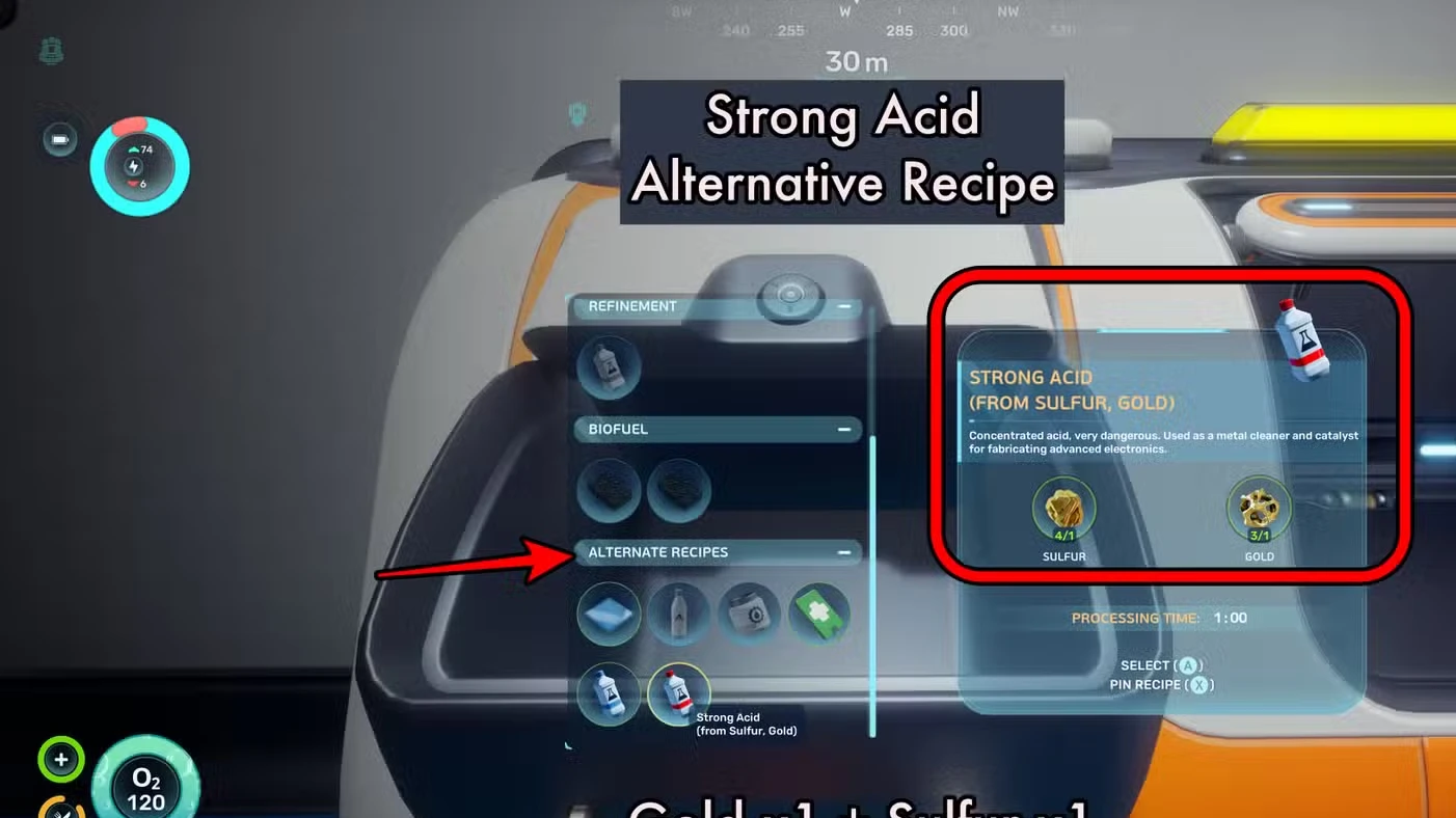 How to Craft Strong Acid in Subnautica 2 (Necrolei Cyst)