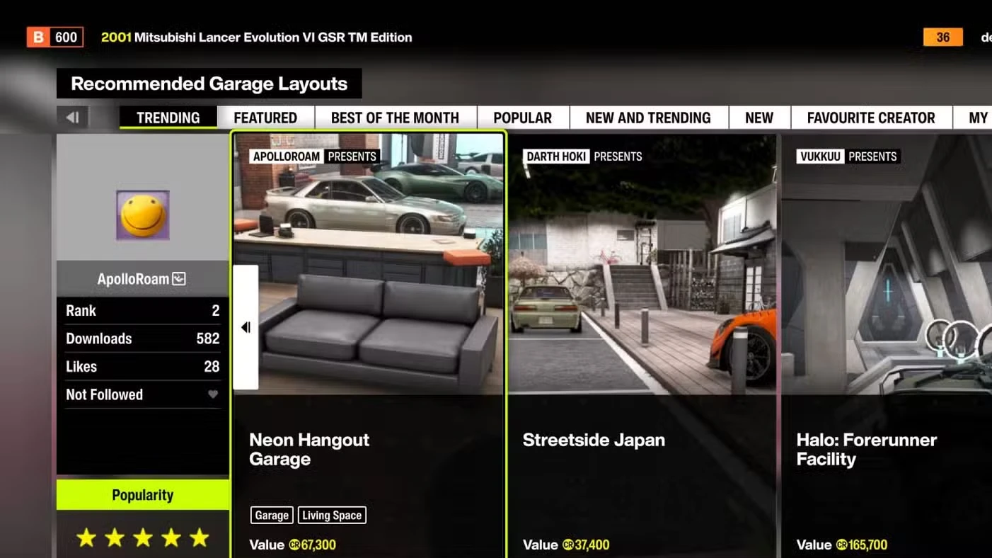 How to customize your garage in Forza Horizon 6
